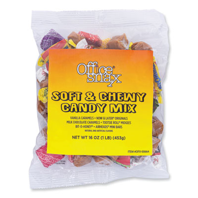Candy Assortments, Soft and Chewy Candy Mix, 1 lb Bag - 00664 C2G