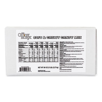 Candy Assortments, Soft and Chewy Candy Mix, 5 lb Carton - 00656 C2G