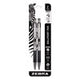 F-301 Ballpoint Pen, Retractable, Fine 0.7 mm, Black Ink, Stainless Steel/Black Barrel, 2/Pack - 27112 LEGRAND