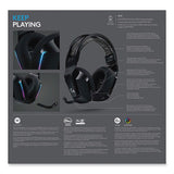 G733 LIGHTSPEED Wireless Gaming Binaural Over The Head Headset, Black - 981-000863