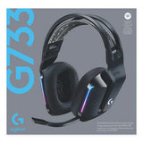 G733 LIGHTSPEED Wireless Gaming Binaural Over The Head Headset, Black - 981-000863