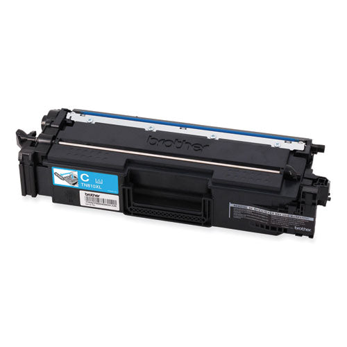 BROTHER  High-Yield Toner, 9,000 Page-Yield, Cyan - TN810XLC