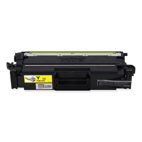 BROTHER  High-Yield Toner, 9,000 Page-Yield, Yellow - TN810XLY
