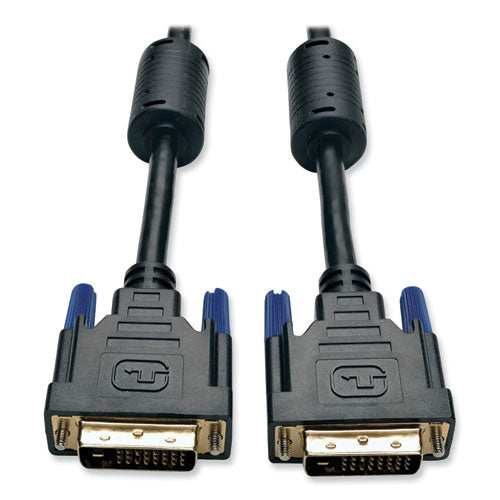 EATON DVI Dual Link Cable, Digital TMDS Monitor Cable, 6 ft, Black - P560-006