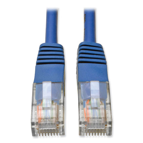 EATON CAT5e 350 MHz Molded Patch Cable, 10 ft, Blue - N002-010-BL