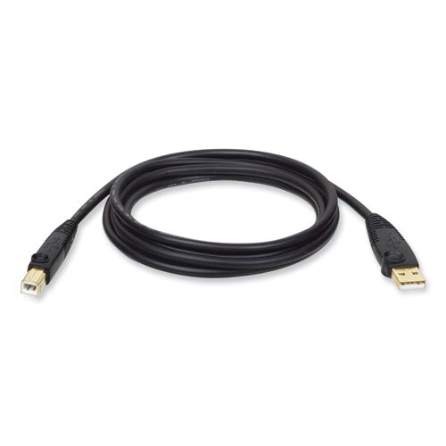 EATON USB 2.0 A/B Cable, 10 ft, Black - U022-010