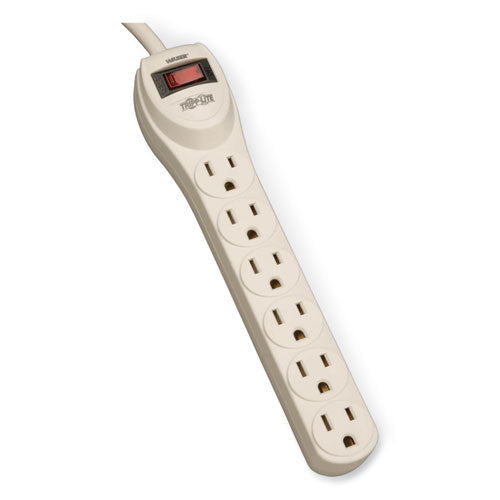 EATON Industrial Power Strip, 6 Outlets, 4 ft Cord, Gray - PS6