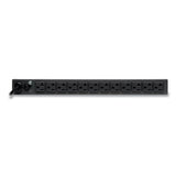 EATON Single-Phase Basic PDU, 13 Outlets, 15 ft Cord, Black - PDU1220