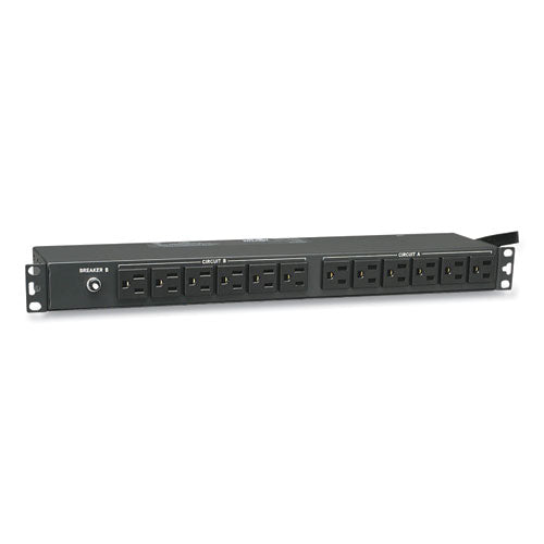 EATON Single-Phase Basic PDU, 24 Outlets, 15 ft Cord, Black - PDU2430