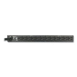 EATON Single-Phase Basic PDU, 24 Outlets, 15 ft Cord, Black - PDU2430