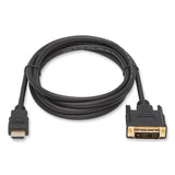 EATON HDMI to DVI-D Cable, Digital Monitor Adapter Cable (M/M), 6 ft, Black - P566-006