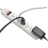 EATON Protect It! Surge Suppressor, 7 AC Outlets, 6 ft Cord, 1,080 J, Light Gray - STRIKER