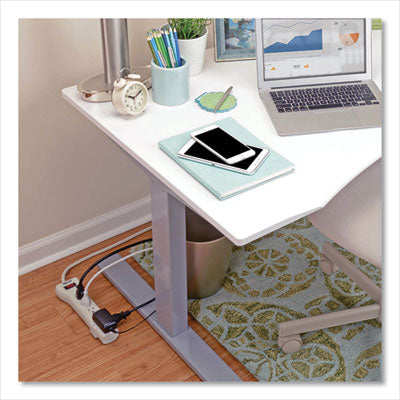 Protect It! Surge Suppressor, 7 AC Outlets, 7 ft Cord, 2,160 J, Light Gray - SUPER7