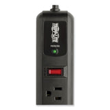 EATON Protect It! Surge Suppressor, 7 AC Outlets, 4 ft Cord, 1,080 J, Black - TLP74RB