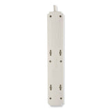 EATON Protect It! Surge Suppressor, 6 AC Outlets, 6 ft Cord, 790 J, Light Gray - TLP606