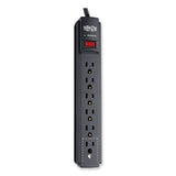 EATON Protect It! Surge Suppressor, 6 AC Outlets, 6 ft Cord, 790 J, Black - TLP606B