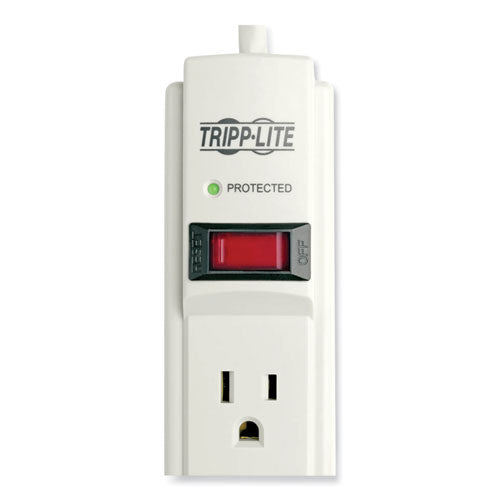 EATON Protect It! Surge Suppressor, 6 AC Outlets, 6 ft Cord, 790 J, Light Gray - TLP606