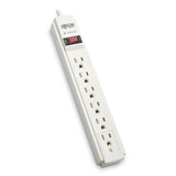 EATON Protect It! Surge Suppressor, 6 AC Outlets, 6 ft Cord, 790 J, Gray - TLP606TAA
