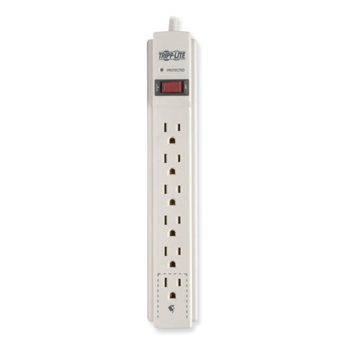 EATON Protect It! Surge Suppressor, 6 AC Outlets, 6 ft Cord, 790 J, Gray - TLP606TAA