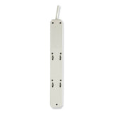 EATON Protect It! Surge Suppressor, 6 AC Outlets/2 USB Ports, 6 ft Cord, 990 J, Cool Gray - TLP606USB