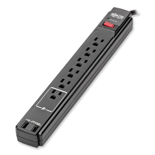 EATON SURGE,6 OUTLET,2 USB,BK - TLP606USBB
