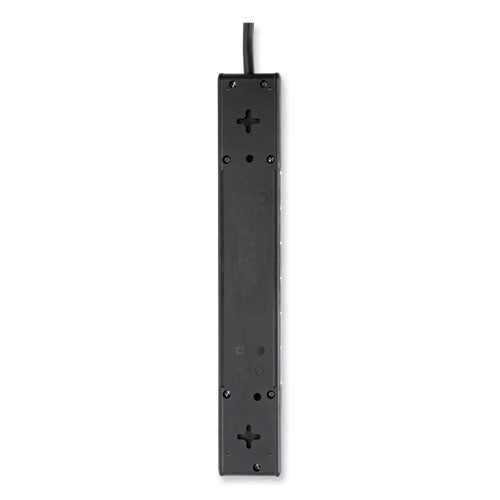 EATON Protect It! Surge Suppressor, 6 AC Outlets/2 USB Ports, 8 ft Cord, 1,080 J, Black - TLP608RUSBB