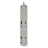 EATON Protect It! Surge Suppressor, 6 AC Outlets, 15 ft Cord, 790 J, Light Gray - TLP615