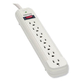 EATON Protect It! Surge Suppressor, 7 AC Outlets, 25 ft Cord, 1,080 J, Light Gray - TLP725