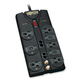 EATON Protect It! Surge Suppressor, 8 AC Outlets, 10 ft Cord, 3,240 J, Black - TLP810NET