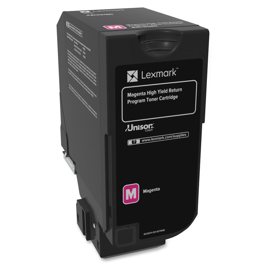 Lexmark CX725 Magenta Toner Cartridge Return Program Yield 16,000 Pages 84C1HM0