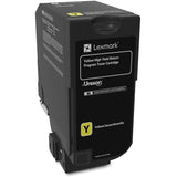 Lexmark CX725 Yellow Toner Cartridge Return Program Yield 16,000 Pages 84C1HY0