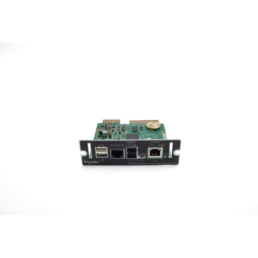 APC Device monitoring and management, Network Management Cards, NMC3 with Environmental Monitoring and Modbus, secure remote UPS monitoring and management - AP9643