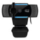 CyberTrack H5 1080P HD USB AutoFocus Webcam with Microphone, 1920 pixels x 1080 pixels, 2 Mpixels, Black - Cybertrack H5