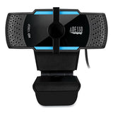 CyberTrack H5 1080P HD USB AutoFocus Webcam with Microphone, 1920 pixels x 1080 pixels, 2 Mpixels, Black - Cybertrack H5
