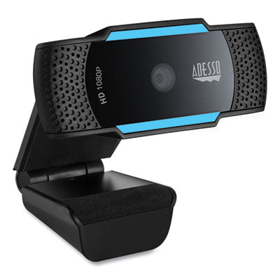 CyberTrack H5 1080P HD USB AutoFocus Webcam with Microphone, 1920 pixels x 1080 pixels, 2 Mpixels, Black - Cybertrack H5