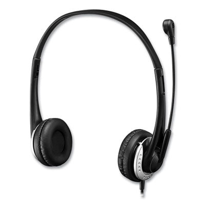 Xtream P2 Binaural Over The Head Headset with Microphone, Black - XtreamP2