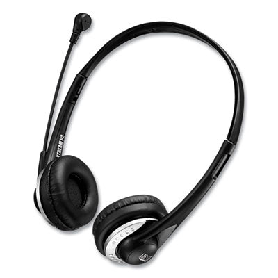 Xtream P2 Binaural Over The Head Headset with Microphone, Black - XtreamP2