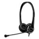 Xtream P2 Binaural Over The Head Headset with Microphone, Black - XtreamP2