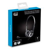 Xtream P2 Binaural Over The Head Headset with Microphone, Black - XtreamP2