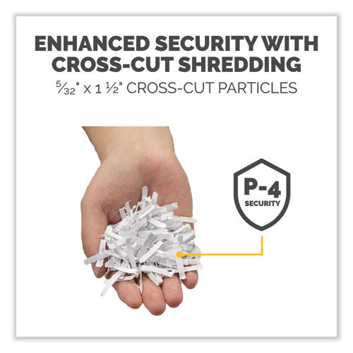 FELLOWES SHREDDER,CROSS,C-225CI,BK - 3825001