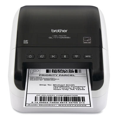 QL-1110NWBC Wide Format Professional Label Printer, 69 Labels/min Print Speed, 5.9 x 6.7 x 8.7 - QL1110NWBC