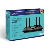 TP-Link Archer AX21 wireless router Gigabit Ethernet Dual-band (2.4 GHz / 5 GHz) Black - ARCHER AX21