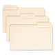 SuperTab Top Tab File Folders, 1/3-Cut Tabs: Assorted, Legal Size, 0.75" Expansion, 11-pt Manila, 100/Box - 15301 C2G