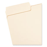SuperTab Top Tab File Folders, 1/3-Cut Tabs: Assorted, Legal Size, 0.75" Expansion, 11-pt Manila, 100/Box - 15301 C2G