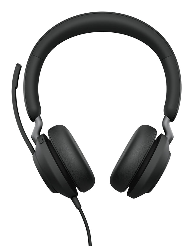 Jabra Evolve2 40 SE MS Stereo Headset Wired Head-band Calls/Music USB Type-C / USB Type-A Black - 24189-999-799-01 JABRA