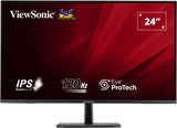Viewsonic VA2456A-MHD computer monitor 61 cm (24") 1920 x 1080 pixels Full HD LED Black - VA2456A-MHD