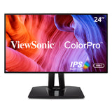 Viewsonic VP Series VP2468A computer monitor 61 cm (24") 1920 x 1080 pixels Full HD LED Black - VP2468A