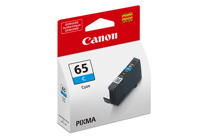 Canon (CLI-65)  Cyan Ink Tank (Dye Based) (12.6 ml) - 4216C002