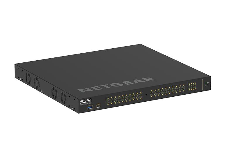 NETGEAR GSM4248PX Managed L2/L3/L4 Gigabit Ethernet (10/100/1000) Power over Ethernet (PoE) 1U Black - GSM4248PX-100NAS