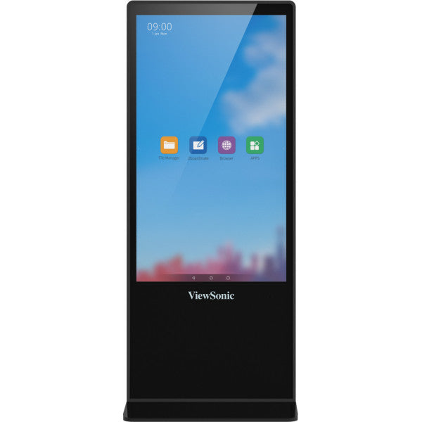 Viewsonic EP5542T Signage Display Totem design 139.7 cm (55") LED 450 cd/m² 4K Ultra HD Black Touchscreen Android 8.0 - EP5542T